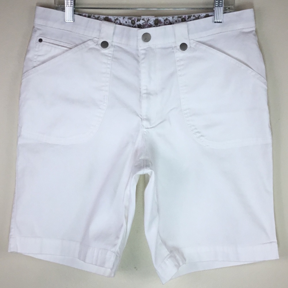Lee Short Comfort Waist Stretch White Size 14 M
